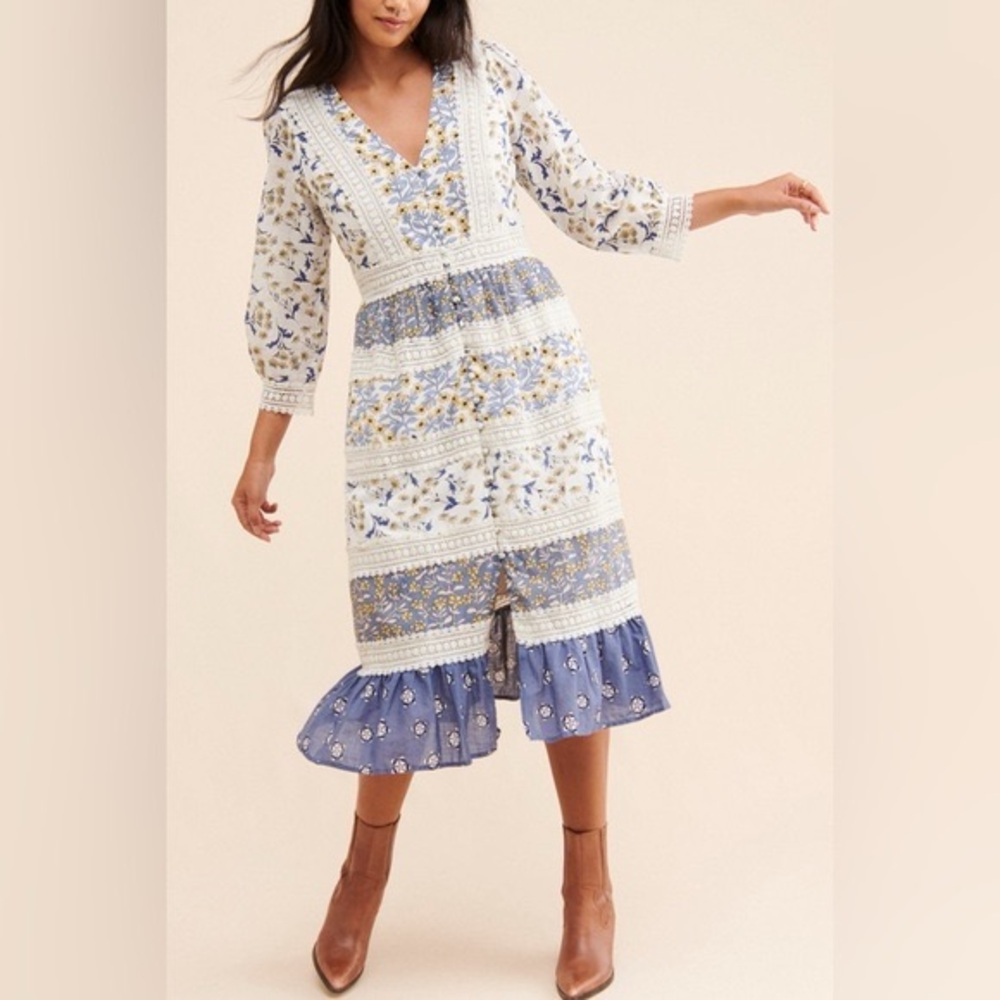 Anthropologie Roberta Midi Dress